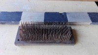 Flax combing brushes