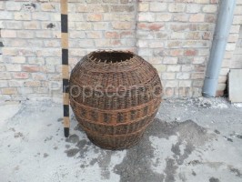 Large wicker container