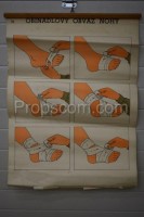 School poster - Foot bandage