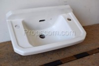 White washbasin