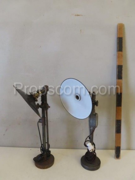 Lamps with khaki metal joint