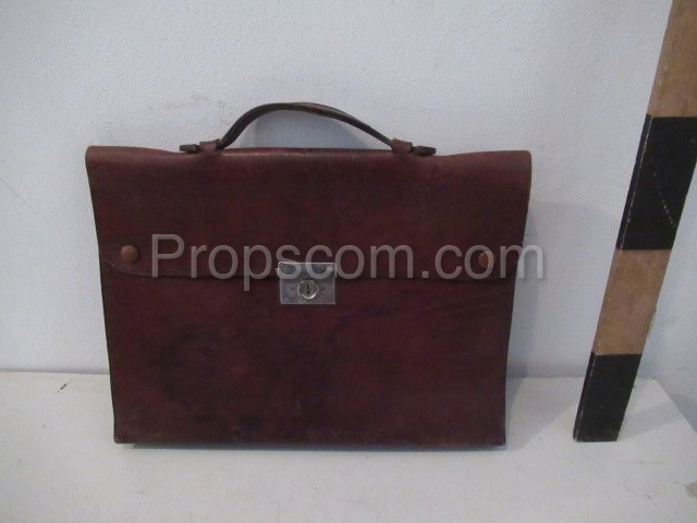 Leather briefcase