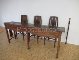 School desks and chairs whole set