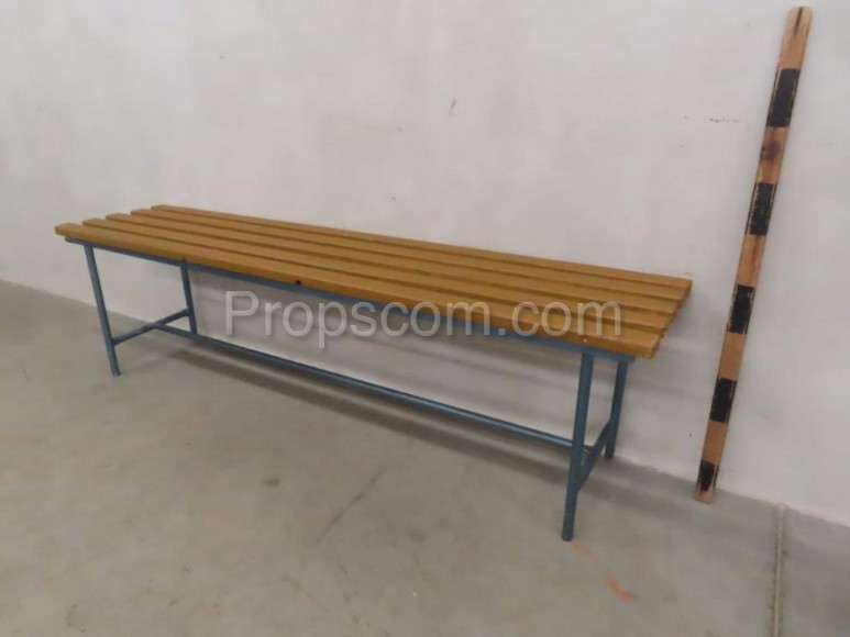 Dressing room bench