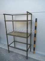 small metal shelf