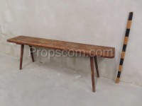 Wooden bench