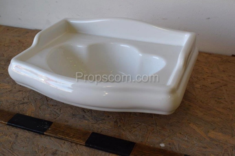 White washbasin
