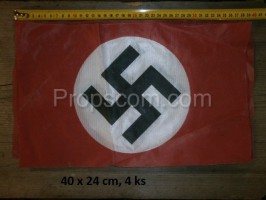 Flag with swastika