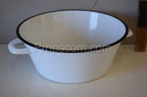 Skopek white enamel