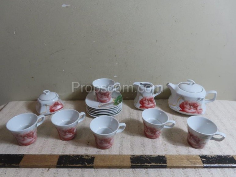 Tea service - 6 cups