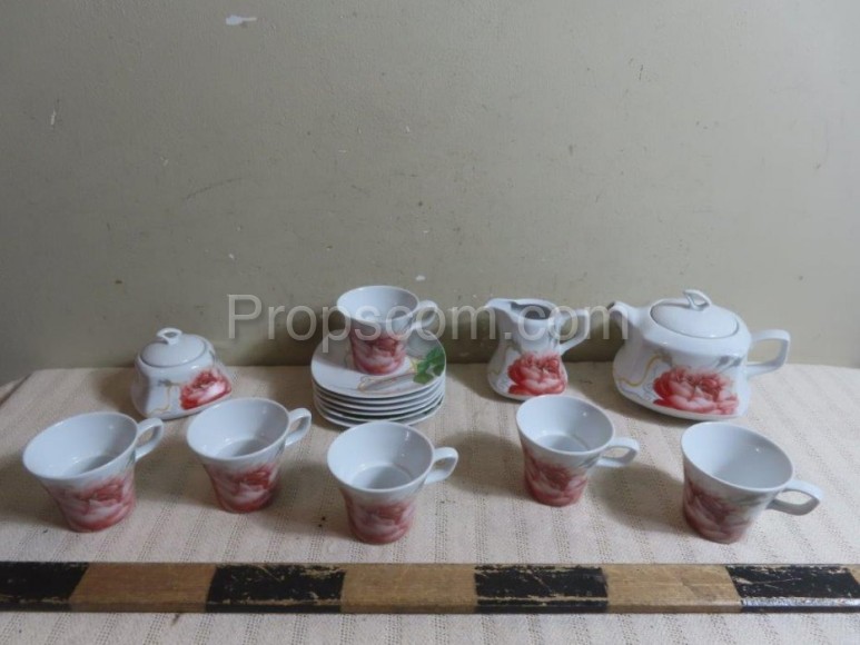 Tea service - 6 cups