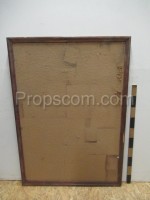 Fibreboard notice board