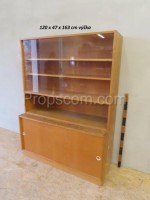Cabinet partially glazed