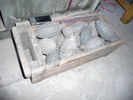 Box of hand grenades