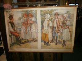 School poster - Country costumes