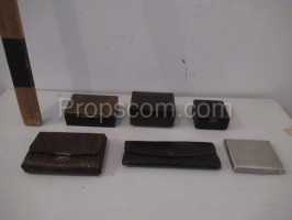 Wallets, plaque boxes