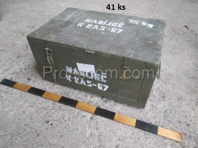 Wooden military box