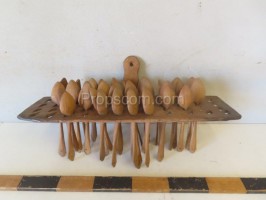 Shelf with spoons