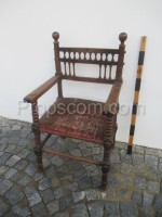 Carved armchair