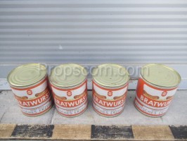 BRATWURST cans