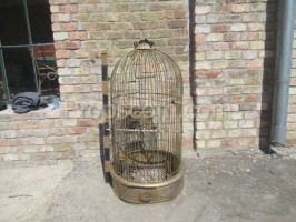 Wire round cage brass