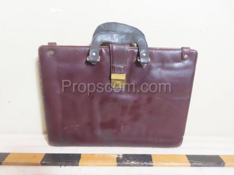 Leather briefcase