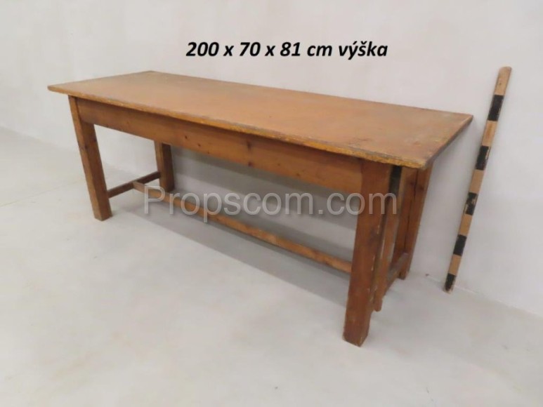 Wooden long table