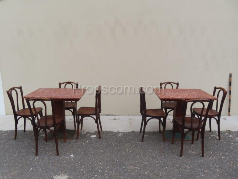 Cafe set 4 + 2 tables