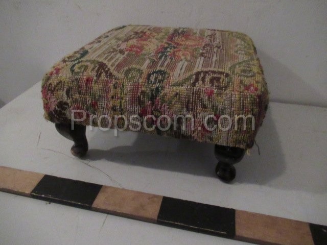 Upholstered footstool