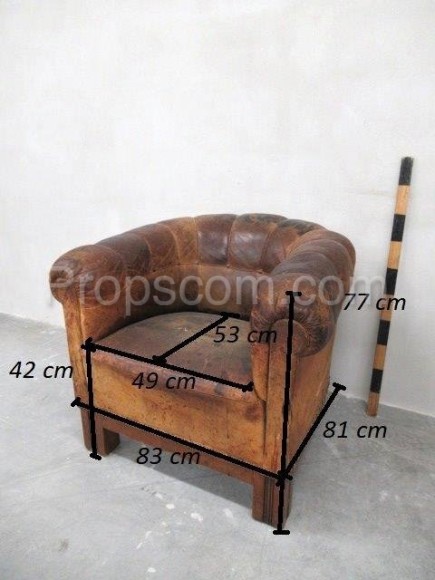 Leather armchair