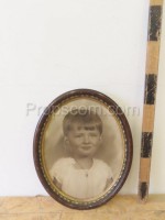 Glazed photo of a child