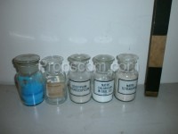 Bottles with ground glass wide neck
