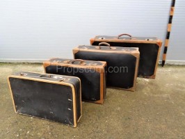 Set of four suitcases