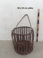 Wrought iron basket