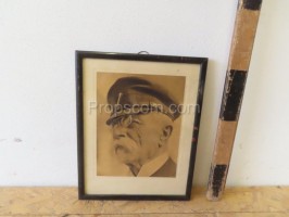 Glasiertes Porträt von Tomáš Garrigue Masaryk