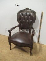 Leather armchairs