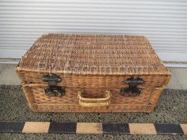 Wicker suitcase