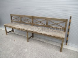 Wooden bench