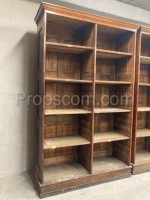 Large wooden bookcases