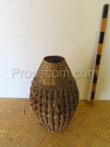 Wicker vase