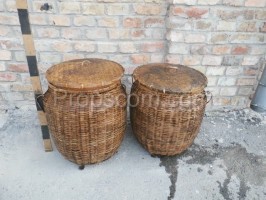 Large wicker containers