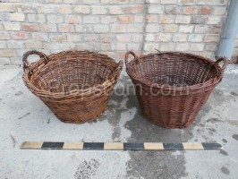 Wicker collection baskets