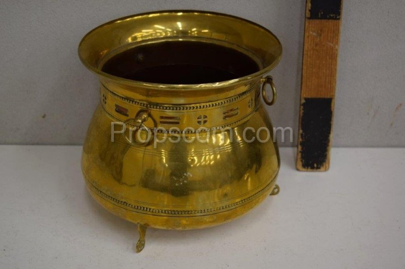 Brass bucket