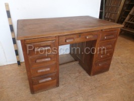 Dark wooden desk