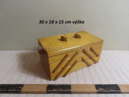 Folding box for sewing