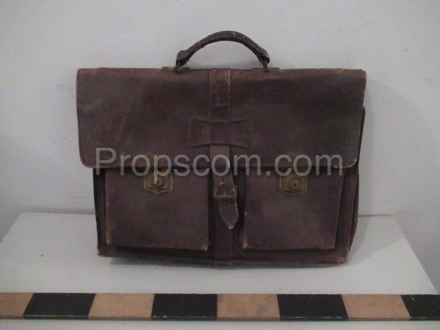 Leather briefcase