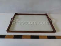 Glazed serving tray