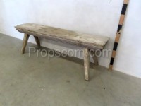 Wooden bench