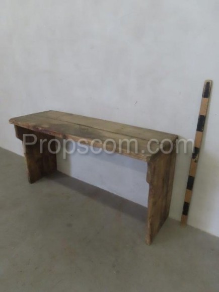 Wooden bench