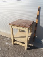 Stool with sink
